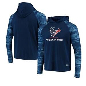 Zubaz NFL Houston Texans Men's Lightweight Performance French Terry Hoodie Small